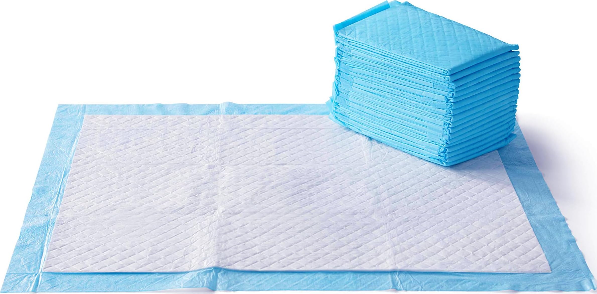Amazon Basics Super Absorbent Dog and Puppy Potty Pads, Leak-Proof 5-Layer Desig