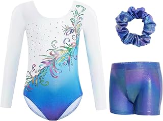 Gogokids - Three piece gymnastics set for girls, long sleeve gymnastics set
