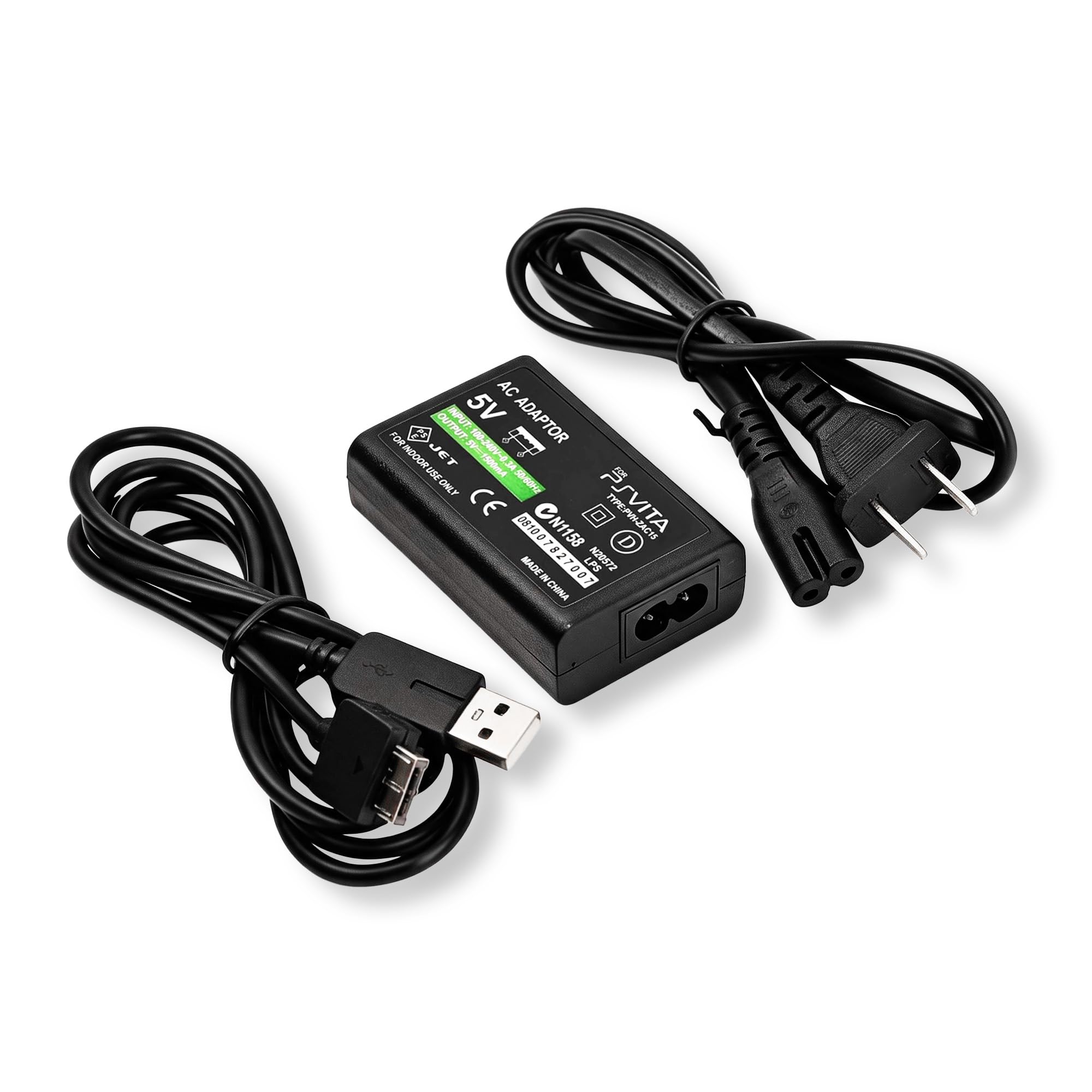PS Vita 1000 Charger, AC Adapter Wall Charger Compatible with Sony PlayStation V