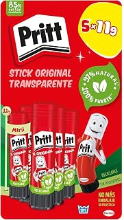 Pritt Original Glue Stick School Craft Stick, 5 x 11g