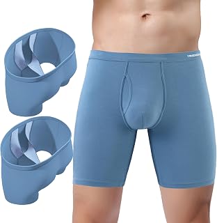Mens Support Ball Pouch Underwear Anti-Chafing Hammock Boxer Briefs Pack