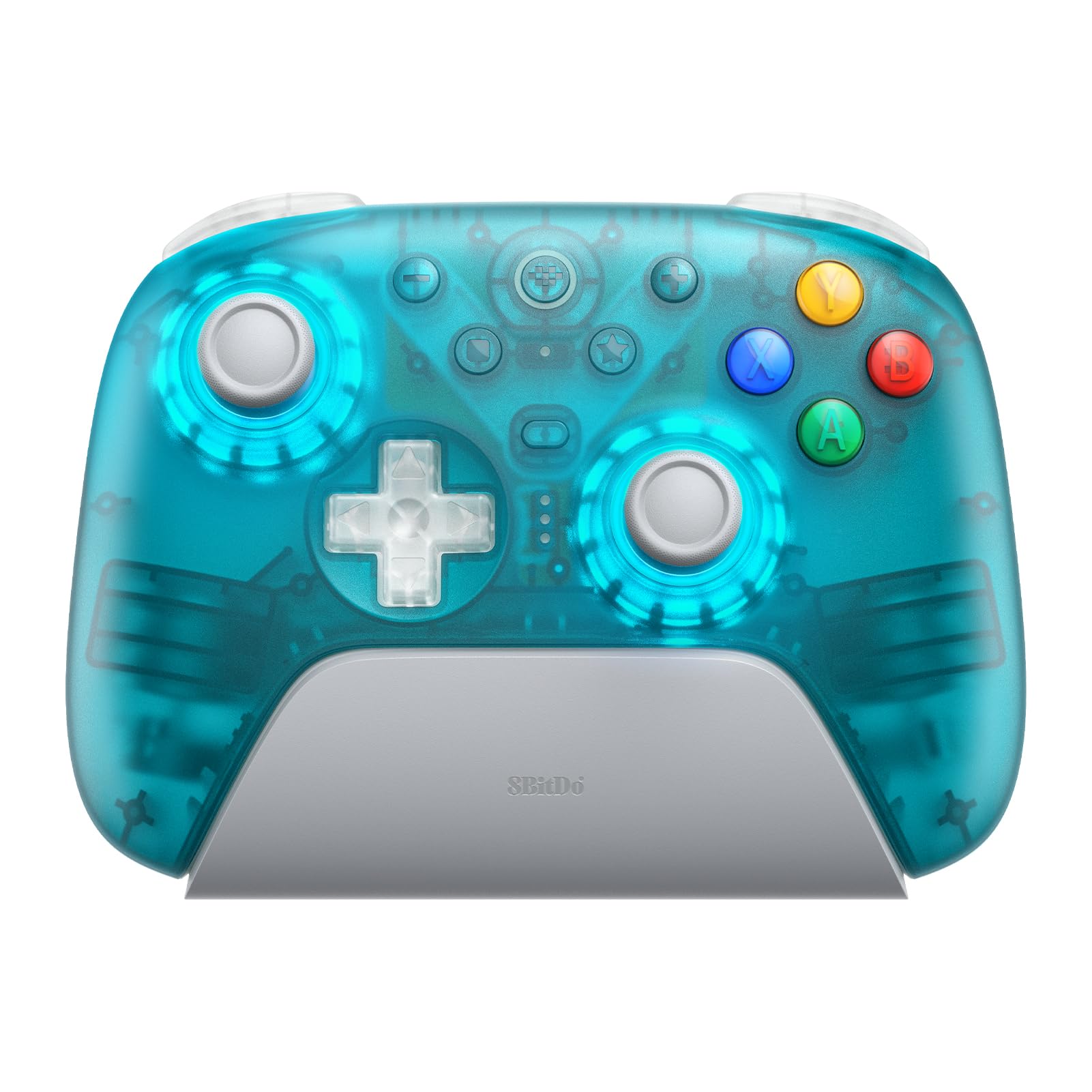 8Bitdo Ultimate 2 Wireless Controller for PC,Apple/Steam/Android,Clear Blue | TM