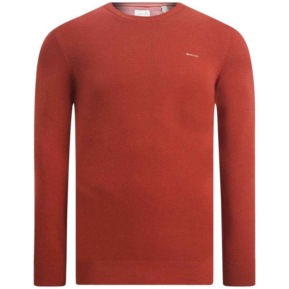 GANT Men's Cotton Pique A C Sweater (Pack of 1)