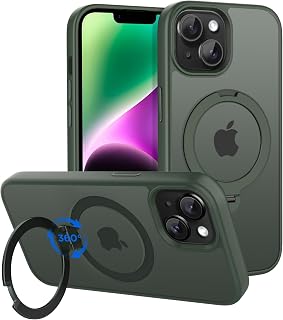CACOE Magnetic Case for iPhone 13/14 with Stand, Compatible with MagSafe