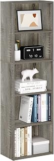 Frenno LUDER Bookshelf 5 Cubes W 5.0 x D 9.4 x H 15.8 inches (12.7 x 23.9 x 40.1 cm) French Oak for Living Room Bedroom Home Office