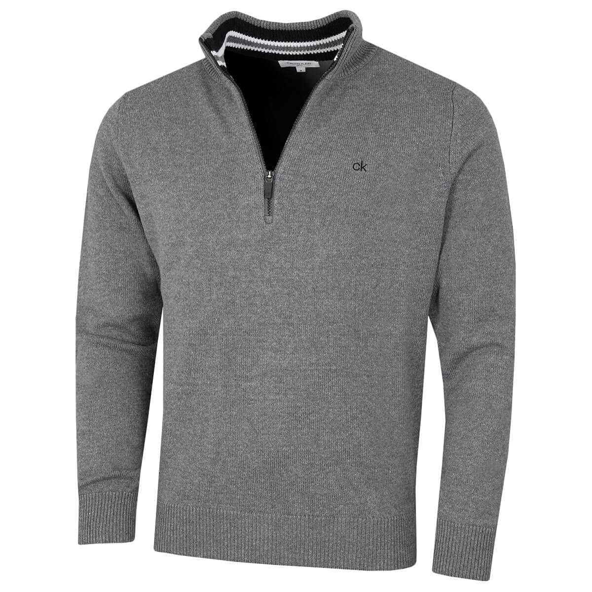 Calvin Klein Men's Chunky Cotton 1/2 Zip Jumper