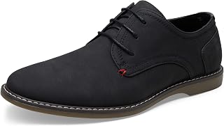 Jousen Men's Casual Dress Shoes Retro Oxfords Business Comfort Formal Shoes