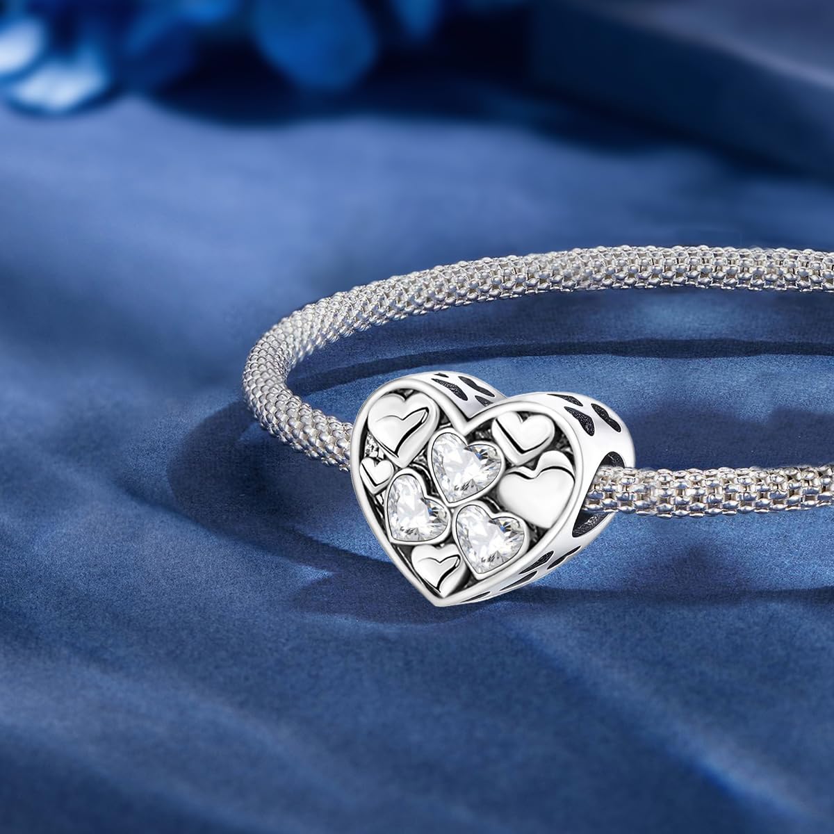 Silver Plated Fashion Travel Mother Love Flower Perfume Animal French Fries Seri