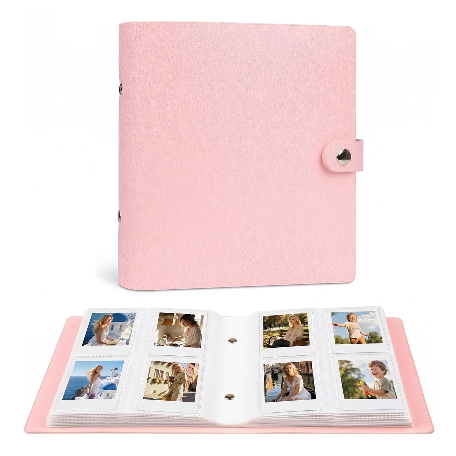 Ruibytree 320 Pockets Album for Instax Mini & Polaroid 2x3" Pictures, Pink | Gif