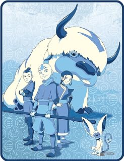 Avatar Aangs Gang Throw Micro Raschel Plush Blanket