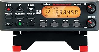 Uniden BC355N 300-Channel Base/Mobile Scanner, Close Call Capture, Pre-programmed Search Bands, NOAA Weather, Aviation, Marine, Railroad, NASCAR, and 'Non-digital' emergency services
