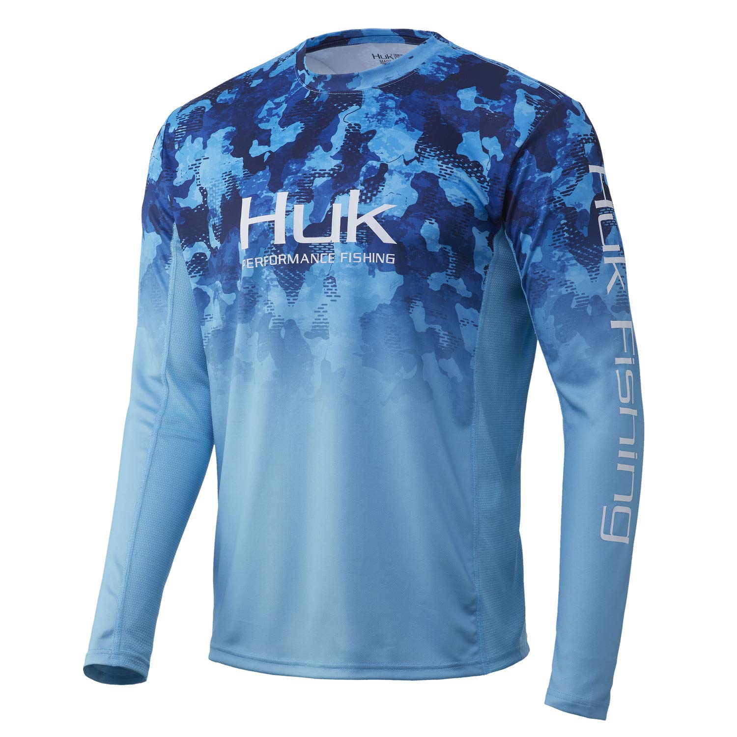 HUK Men's Icon X Camo Long Sleeve Shirt |Performance Fishing Shirt Shirt (Pack o