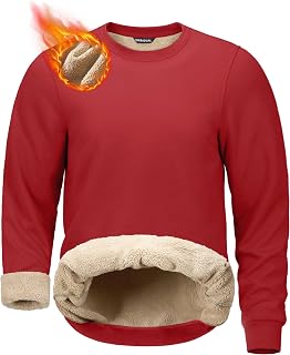 G Gradual Sherpa Lined Sweatshirts for Men Fleece Pullover