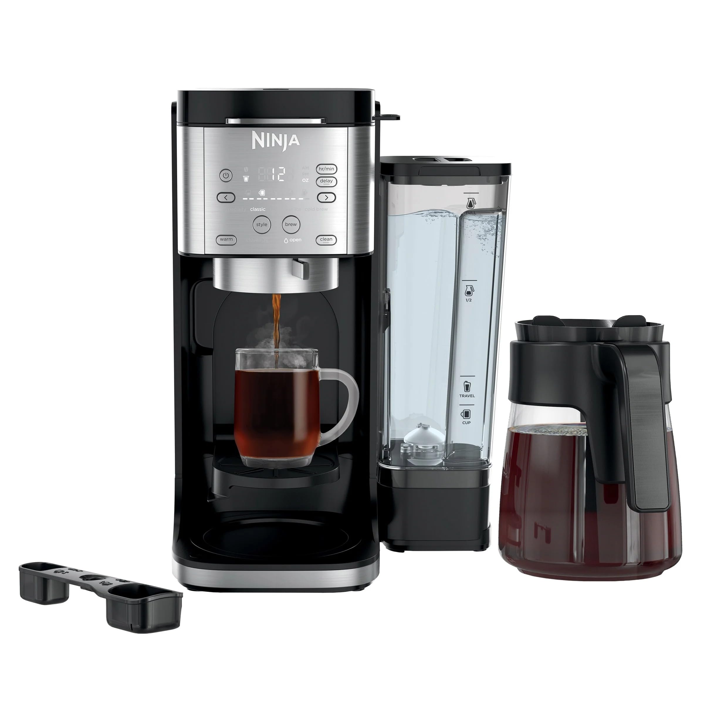 Ninja DualBrew Grounds & Pods Hot & Iced Coffee Maker with Rapid Cold Brew, 70 o