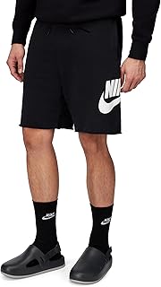 NIKE I **Short Uomo M NK Club Alumni FT Short** Sono Ideali per Il Tempo Libero e Le attività Sportive. Realizzati in Morbido Cotone Felpato, offrono Comfort e libertà di Movimento. Il Design s..