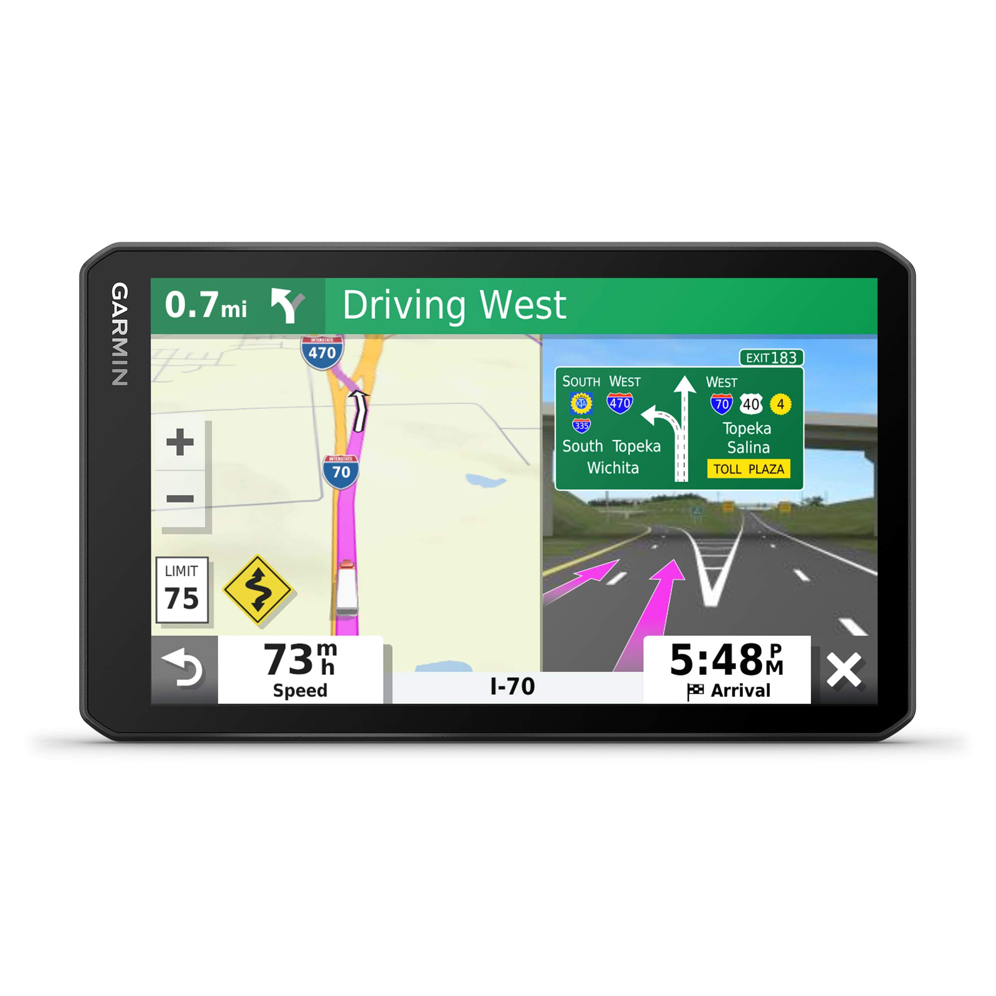 Garmin 010-02313-00 dezl OTR700, 7-inch GPS Truck Navigator, Easy-to-Read Touchs