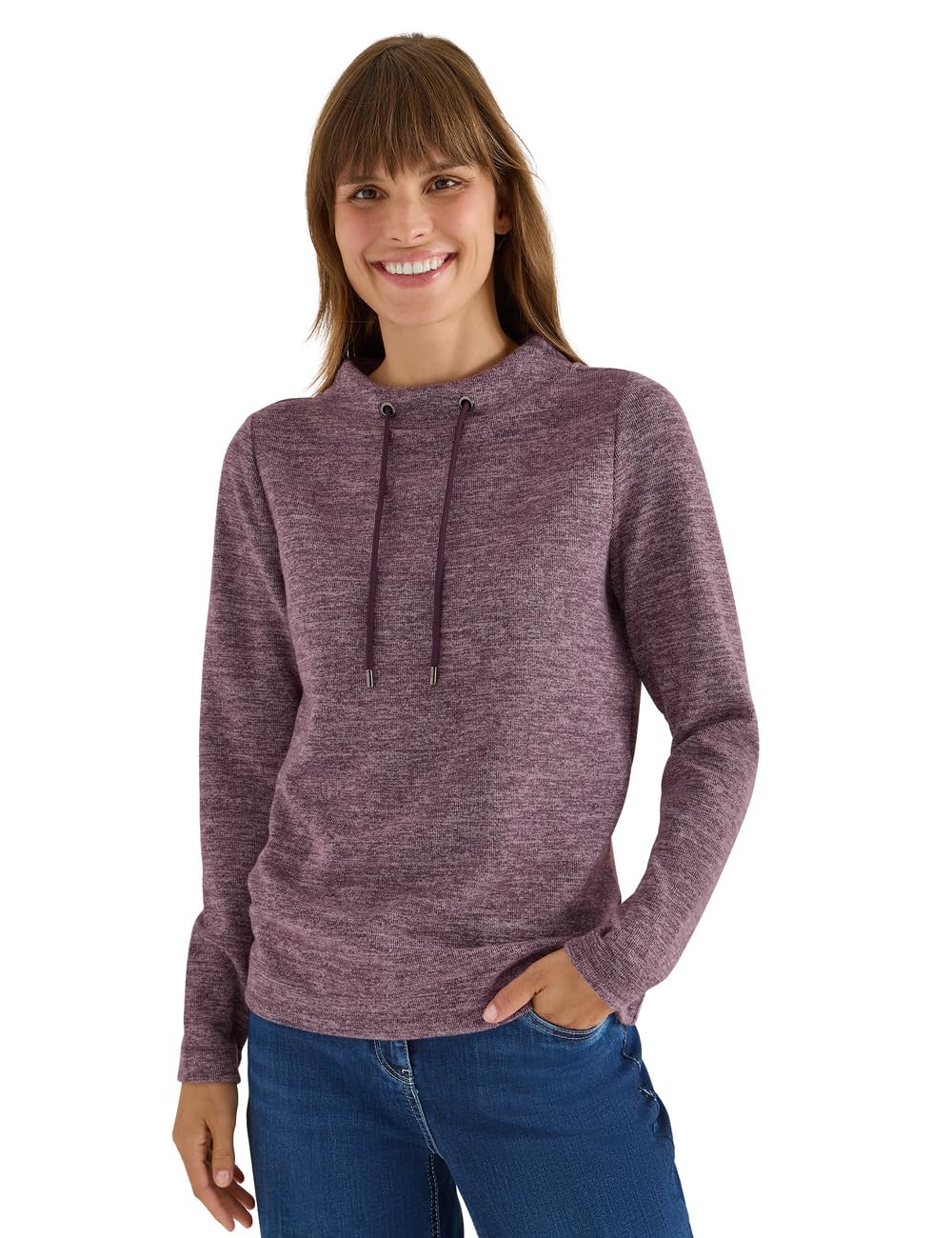 Cecil Women's Ribbed Crew Neck Sweater