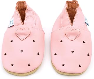 Dotty Fish Baby Shoes First Steps Soft Leather Non-Slip 0-5 Years