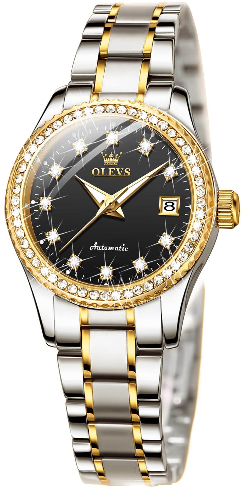 OLEVS Men Waterproof Luminous Automatic Date Minimalist Analog Quartz Watch