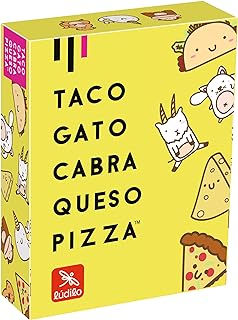Ludilo - Taco Cat Goat Cheese Pizza | Board Games | Board Games Kids 8 Years or Older | Card Game with 60 Cards | Gift Child 8 Years or Over 3 to 8 Players