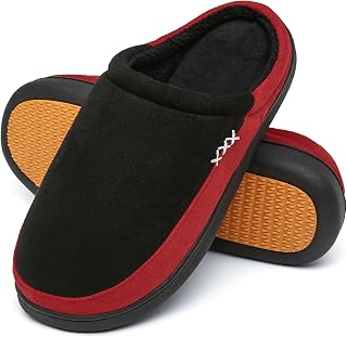 Mishansha Mens Womens Memory Foam Open Back Slippers Size 3-15