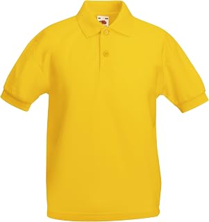 Fruit of The Loom Boys 65/35 Polo Kids Polo Shirt (Pack of 1)