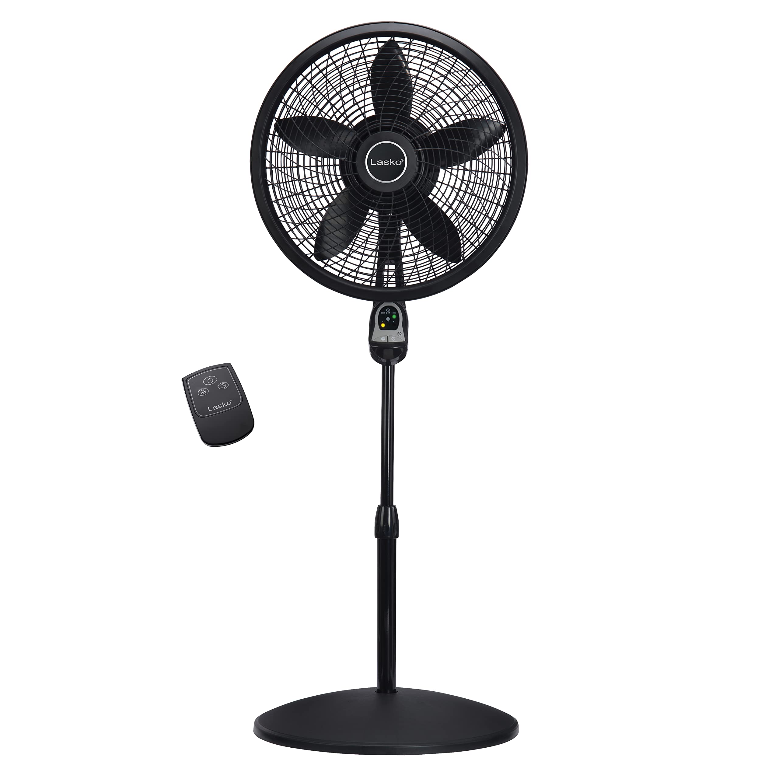 Lasko Cyclone Oscillating Pedestal Fan - Adjustable to 54" - 1843 - Black | Remo