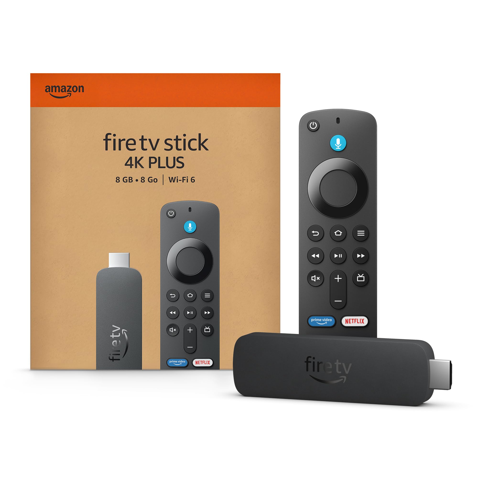 Amazon Fire TV Stick 4K Plus, streaming device, hundreds of thousands of movies 