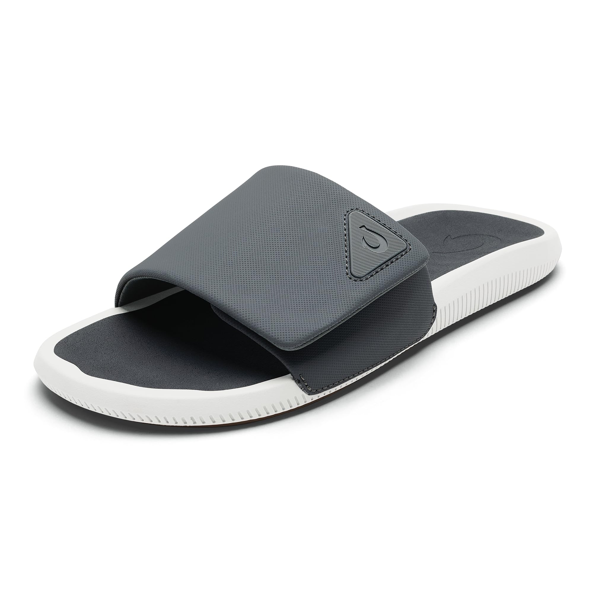 OLUKAI Men's Ulele Slide Sandals, Everyday Water-Friendly Shoes, Superior Tracti