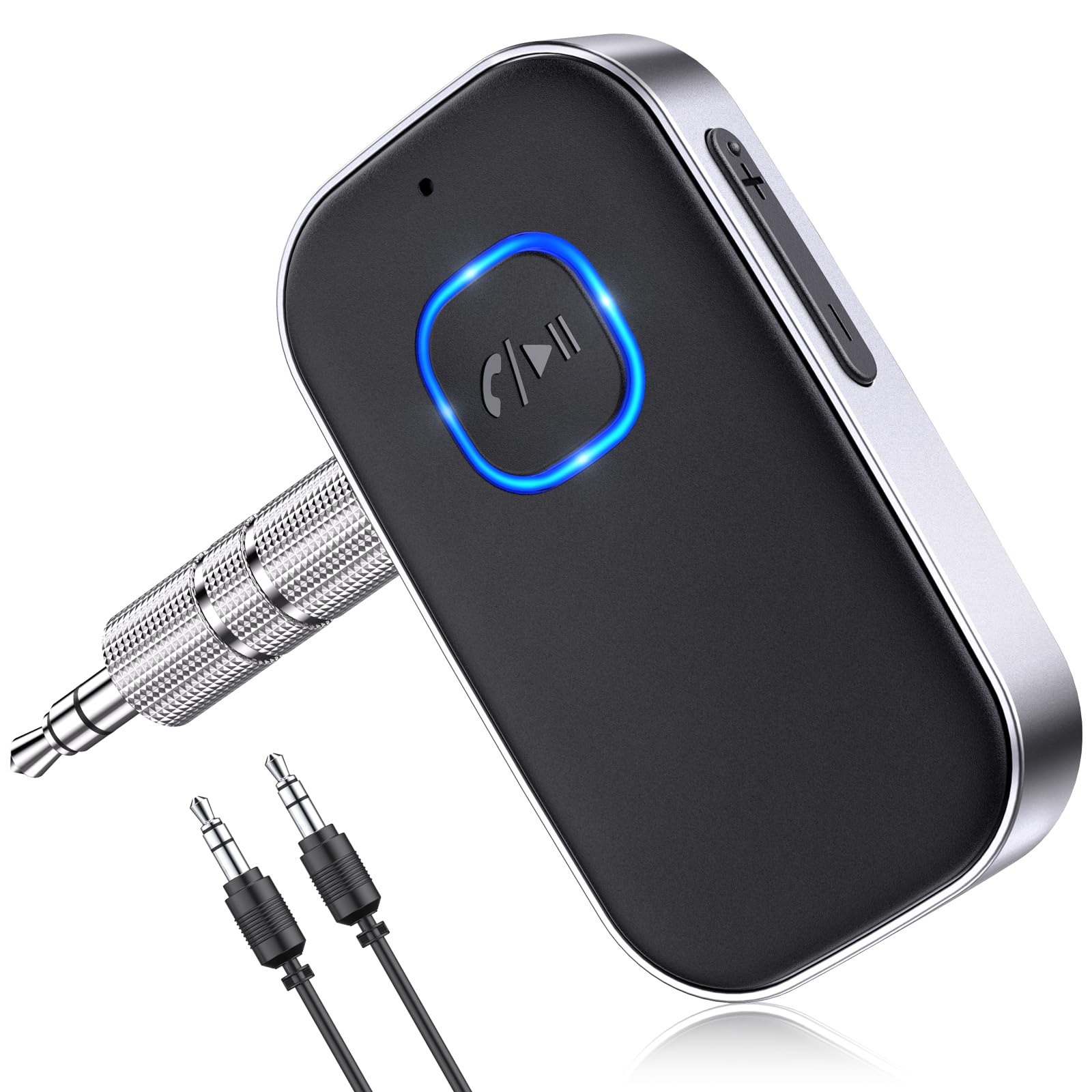 COMSOON Bluetooth Receiver for Car, 3.5mm AUX Bluetooth Car Adapter | Noise Canc