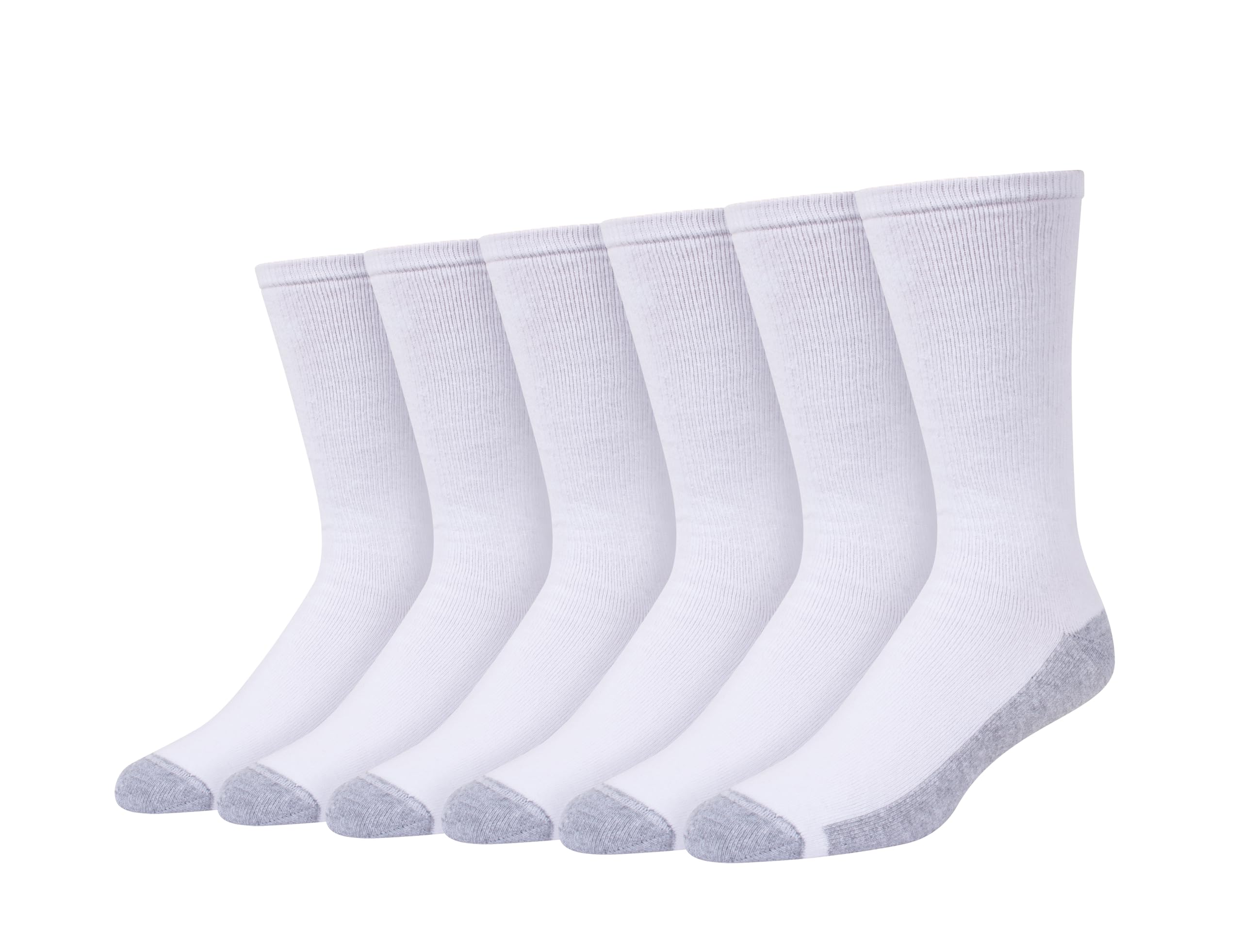 Hanes mens 6pk Sport Cuts Crew SocksAthletic Socks