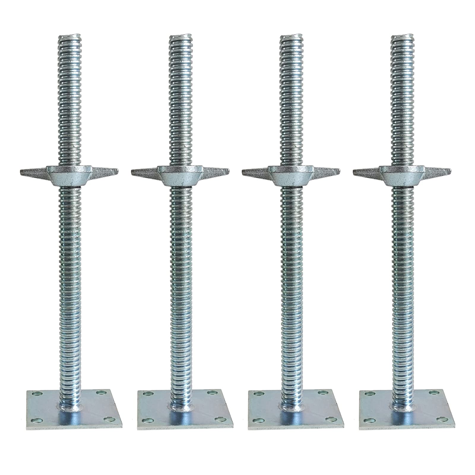 4 Pack Adjustable Leveling Jack Solid Screw Feet Leg for Baker Scaffolding | Jac