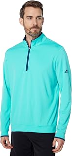 adidas Golf Mens Elevated Quarter Zip Left Chest Recycled Sweater