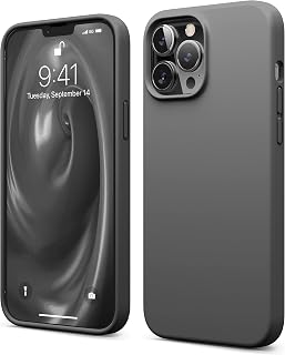 elago Premium Liquid Silicone Case for iPhone 13 Pro Max Dark Grey