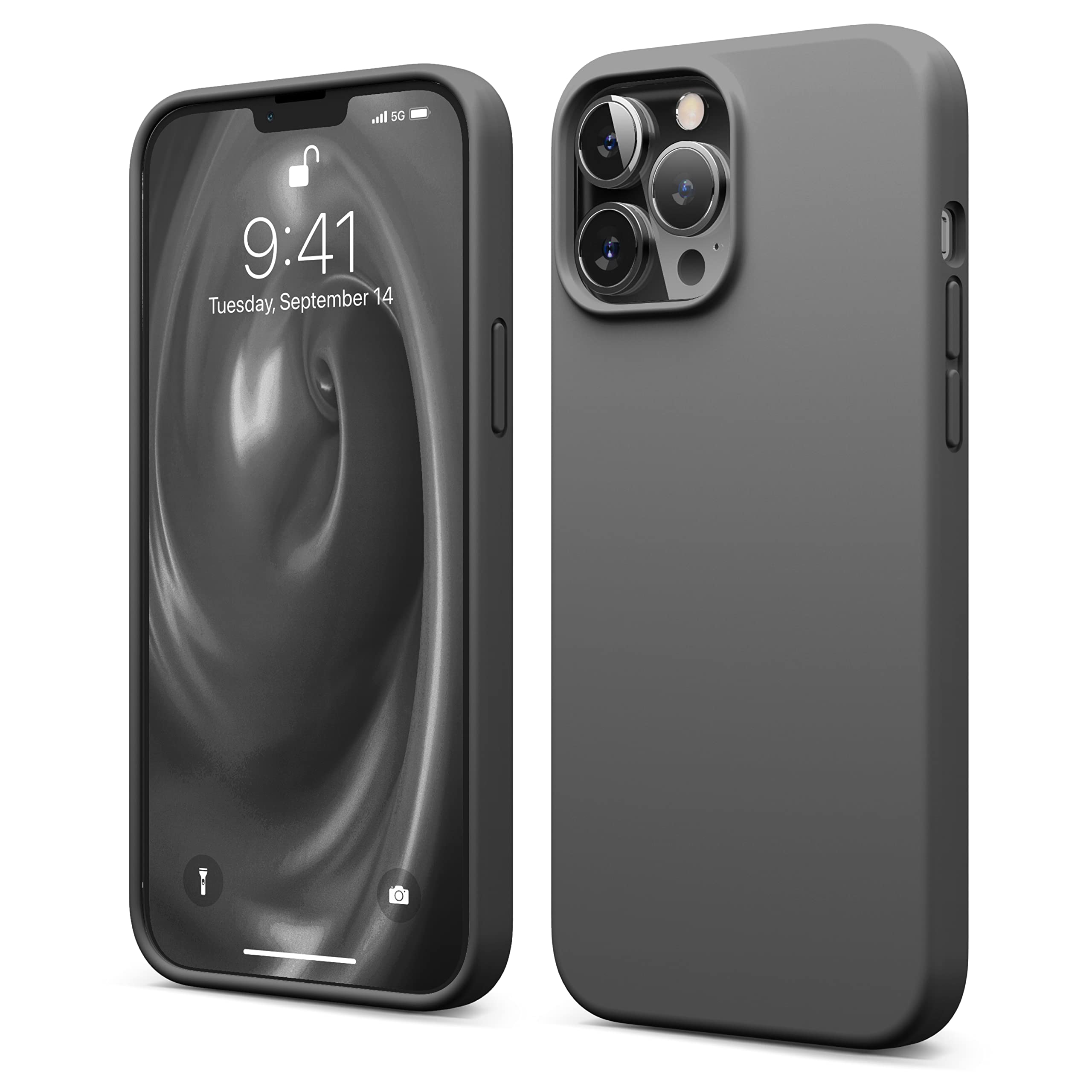 elago Premium Liquid Silicone Case for iPhone 13 Pro Max Dark Grey