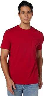 Nautica Men's Solid Crew Neck Short Sleeve Pocket T-Shirt Short Sleeve T-Shirt