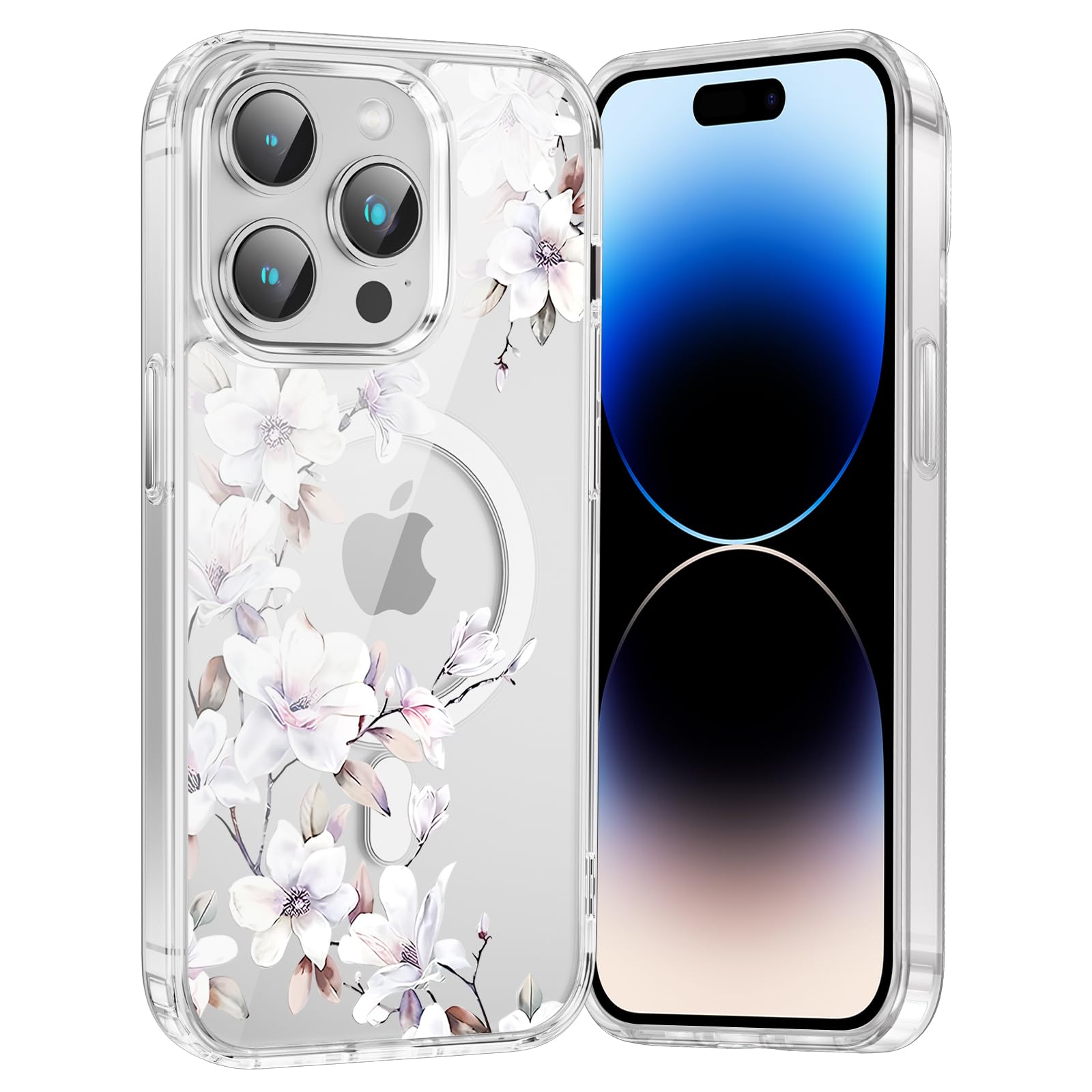 Saqmkil Magnetic Cover for iPhone 12/iPhone 12 Pro 6.1 inches, Compatible