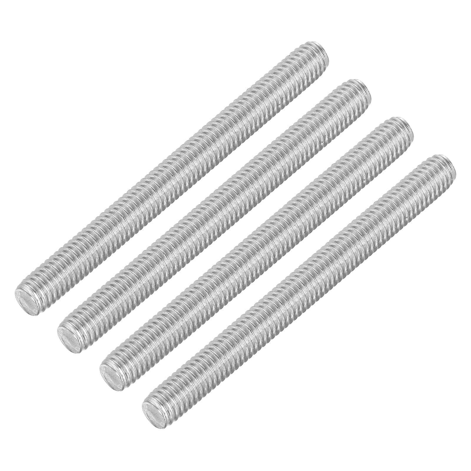 4 x M6 x 65mm Fully Threaded Threaded Rods 304 Stainless Steel Right Thread M6-1