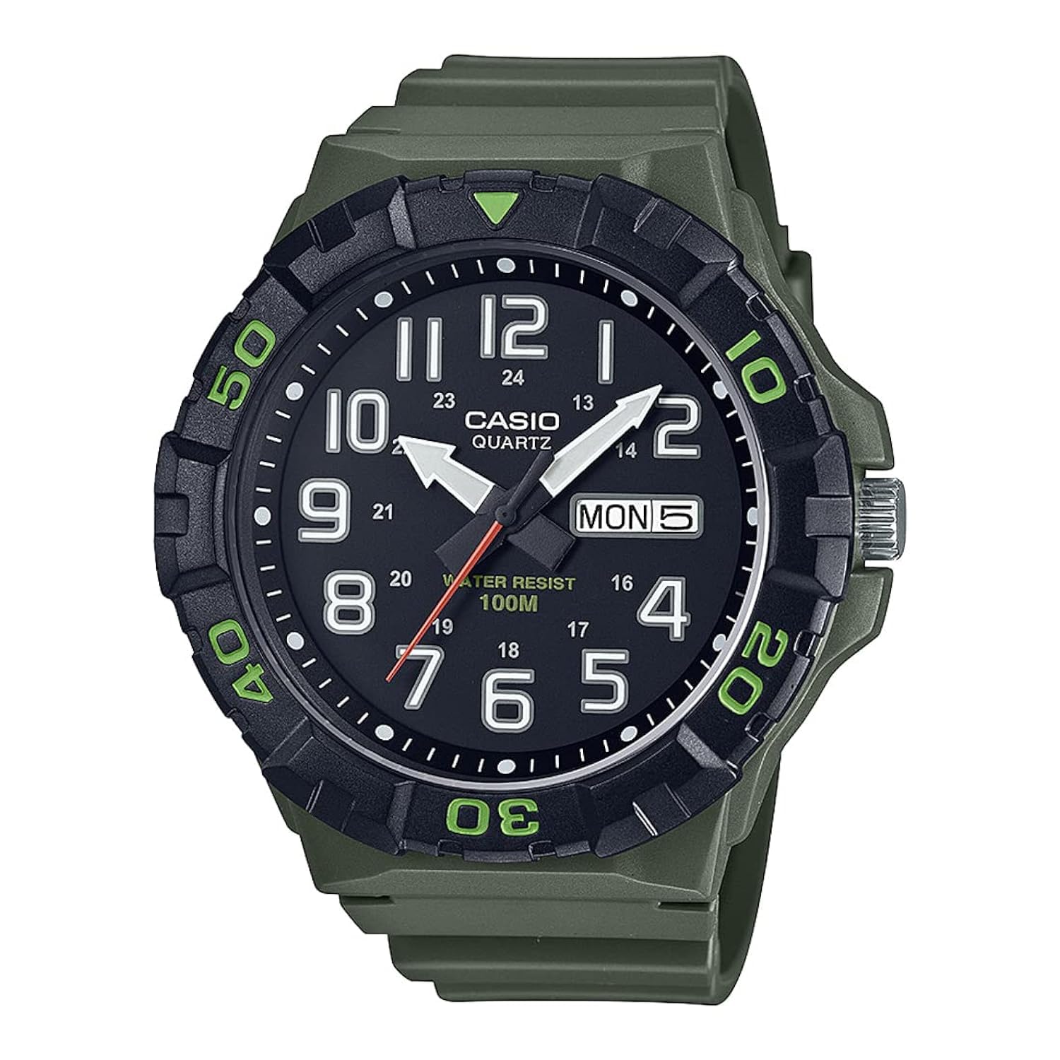 Casio Collection - Orologio Da Polso Da Uomo Al Quarzo Casual Bracciale E Cassa 
