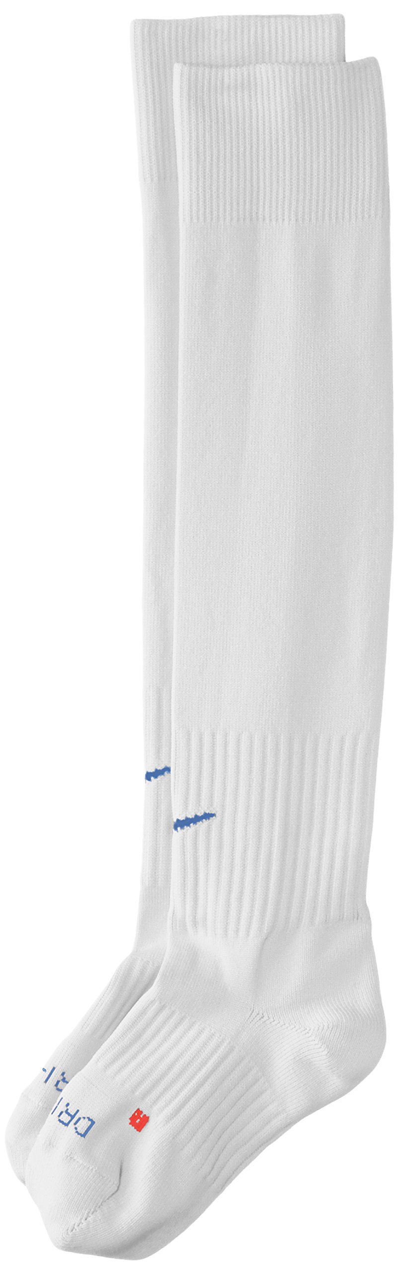 Nike Cushioned knee high SX5728-100; unisex sports socks, white, 38-42 EU (5-8 U