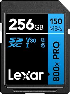 Lexar High-Performance 800x PRO SD Card 256GB SDXC UHS-I