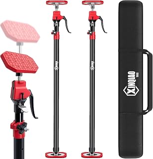 XINQIAO Cabinet Jacks for Installing Cabinets, Heavy Duty Third Hand Tools Adjustable Support Pole from 125 CM to 290 CM, 2 PCS