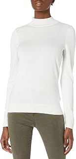 Amazon Essentials Women’s Lightweight Sweater with Stand-Up Collar (Plus Size Available)