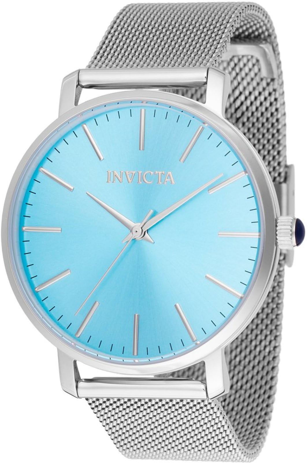 Invicta Angel Lady 38mm Stainless Steel Steel Light Blue dial PC21J Quartz