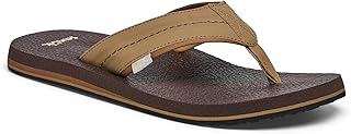 Sanuk Beer Cozy IV Mens Flip Flops - Memory Foam Beach Sandals