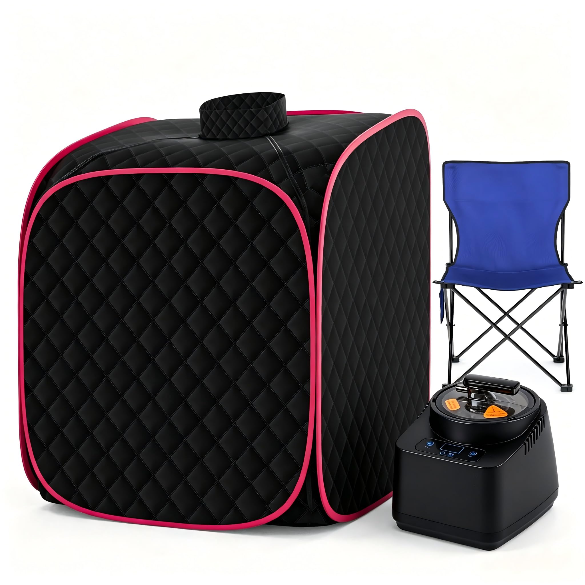 FniOk Portable Steam Sauna at Home, 9 Levels Heating, Sauna Tent for Home with S