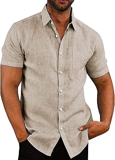 Coofandy Men's Casual Button Down Shirt (Pack of 1)
