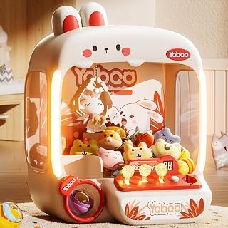 64 PCS Large Claw Machine for Kids Bunny,Vending Machine Toys for Girls | Candy and Prize Electronic Dispenser Game Ages 5-7 6-8, Birthday Gift for 3 4 5 6 7 8 Year Old