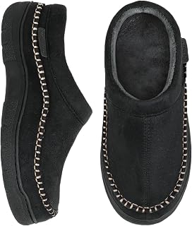 Zigzagger Men's Slip On Moccasin Slippers House Shoes