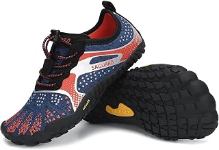 SAGUARO Kids' Barefoot Shoes Boys Girls Quick Dry Aqua Athletic Sneakers Lightweight Sport Footwear Toddler Water Shoes